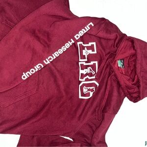 LRG Burgundy Hoodie and Sweat Pants Set